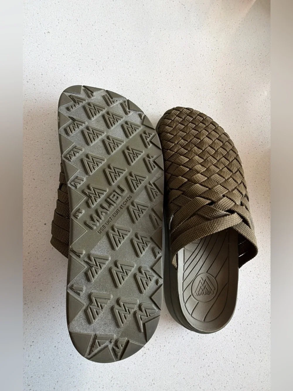 Men's Woven Slip-On Clog - Brown